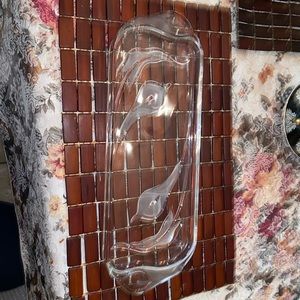 Mikasa Glass Tulips Serving Relish Tray Cosmetics Perfume Tray